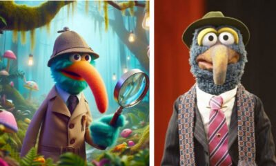 muppet with long hooked beak